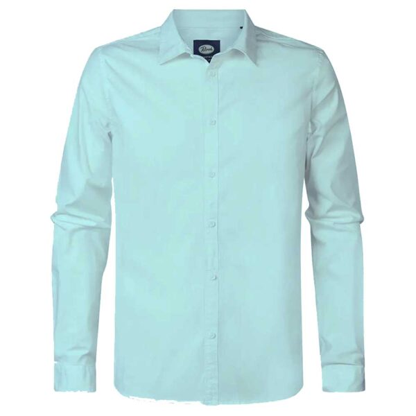 Petrol men shirt long sleeve - m-ros-sil002-5187