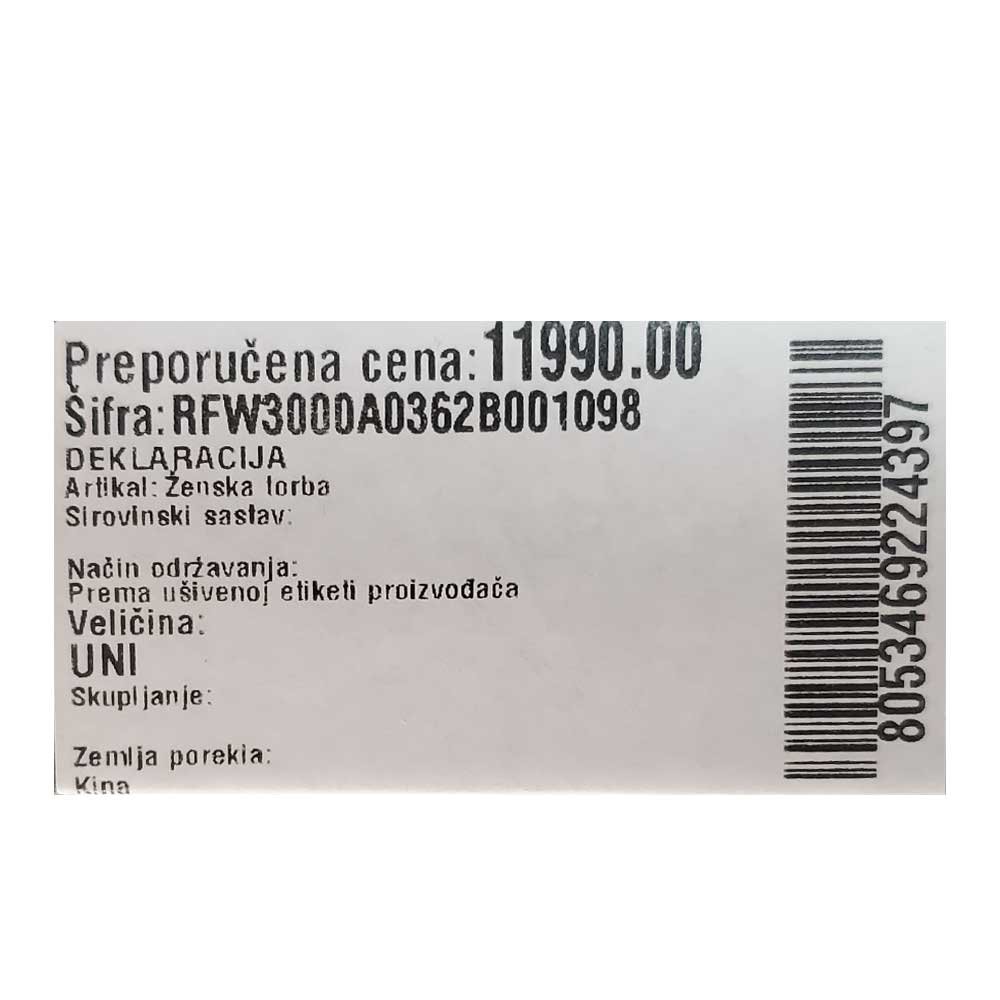 rfw3000a0362b001098_099 Replay zenska torba rfw3000a0362b001098 - rfw3000a0362b001098 - Slika 7