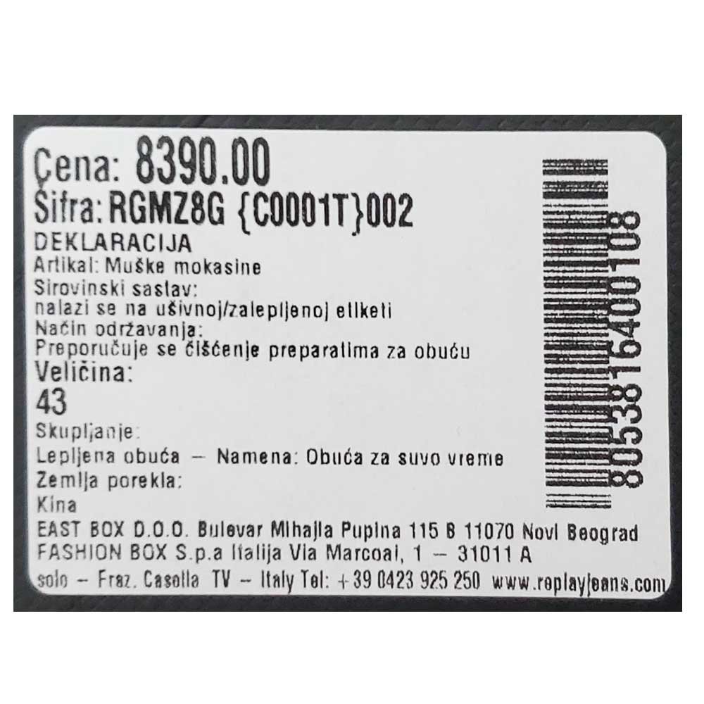 RGMZ8G-C0001T-002_099 Replay muske mokasine - rgmz8g-c0001t-002 - Slika 10