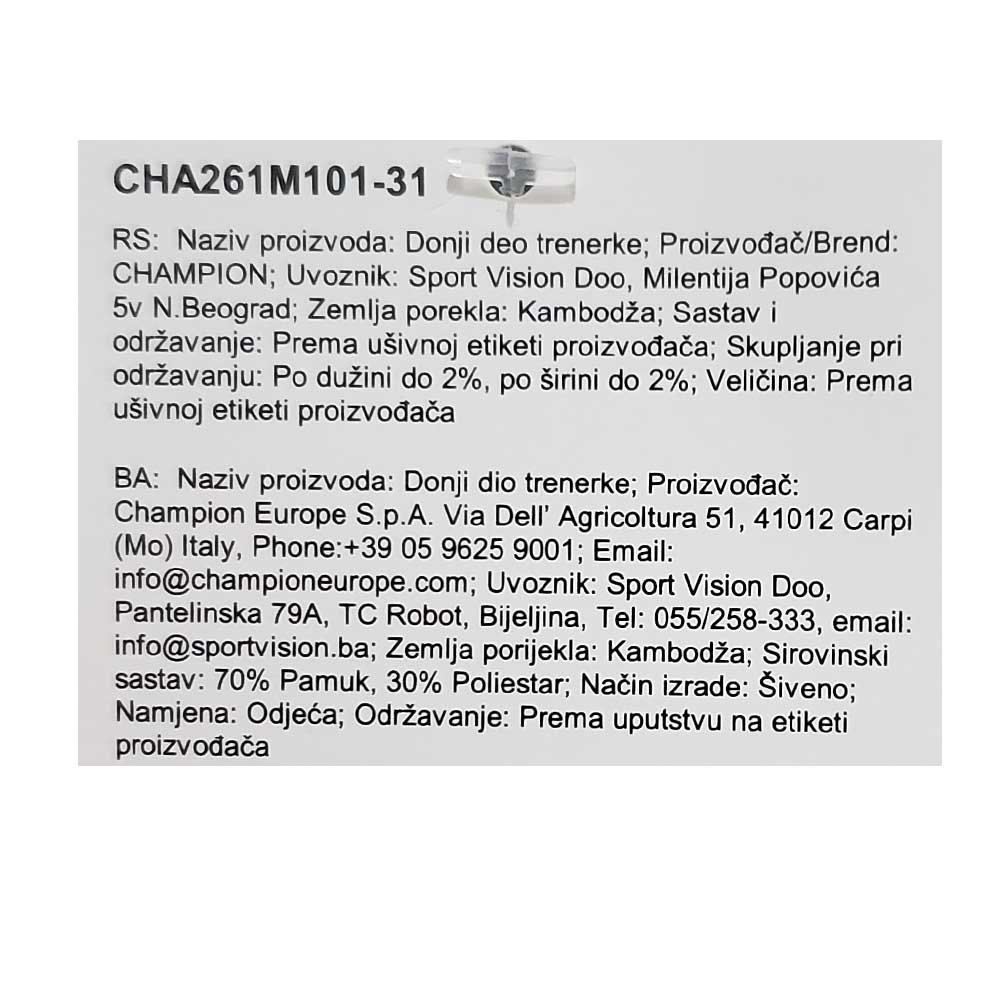 CHA261M101-31_099 Champion 1919 cuffed pants - cha261m101-31 - Slika 5