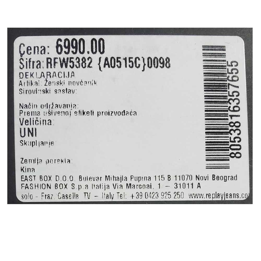 rfw5382-a0515c-0098_099 Replay zenski novcanik - rfw5382-a0515c-0098 - Slika 4