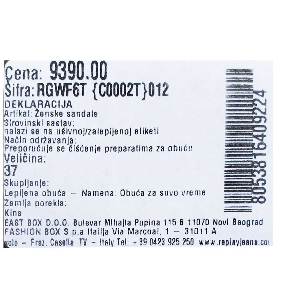rgwf6t-c0002t-012_099 Replay zenske sandale - rgwf6t-c0002t-012 - Slika 10