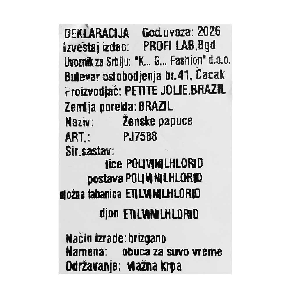 pj7588-white_099 Petite jolie papuce - pj7588-white - Slika 6
