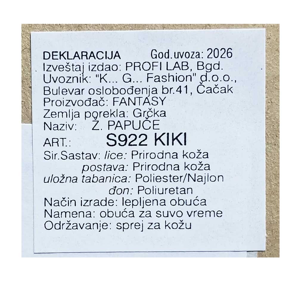 s922-kiki-taupe_099 Fantasy papuce - s922 kiki-taupe - Slika 6