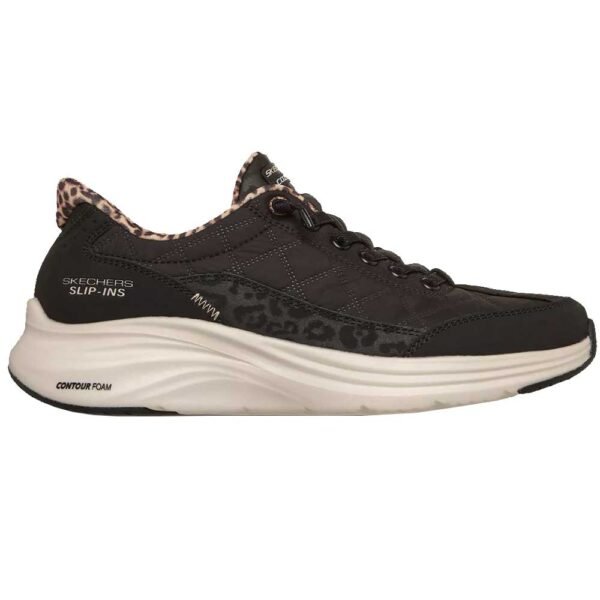 Skechers contour foam leopard - 150419-blk