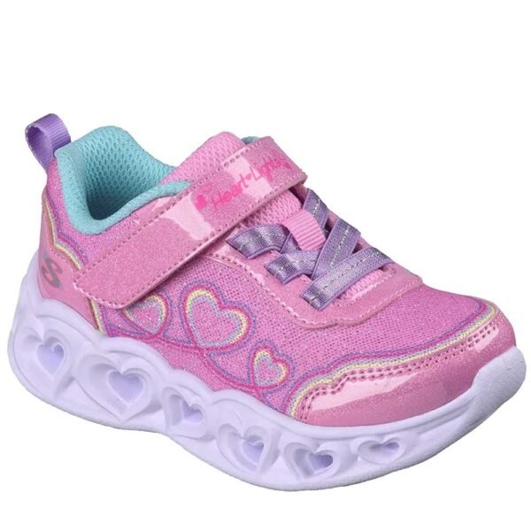 Skechers heart lights bubble - 303736nc-pkmt