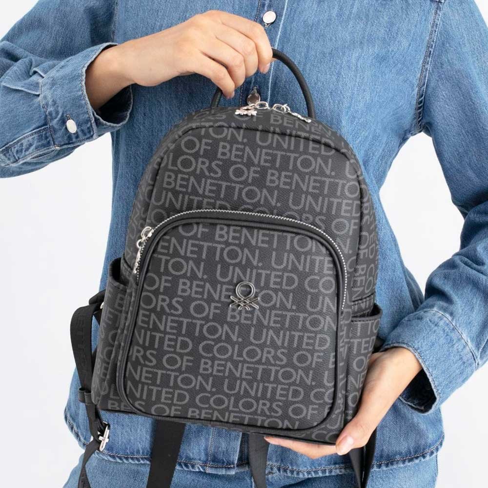 bnt1645-black-rey_02-benetton-ranac Benetton ranac 18*29*9 - bnt1645-black-rey - Slika 2