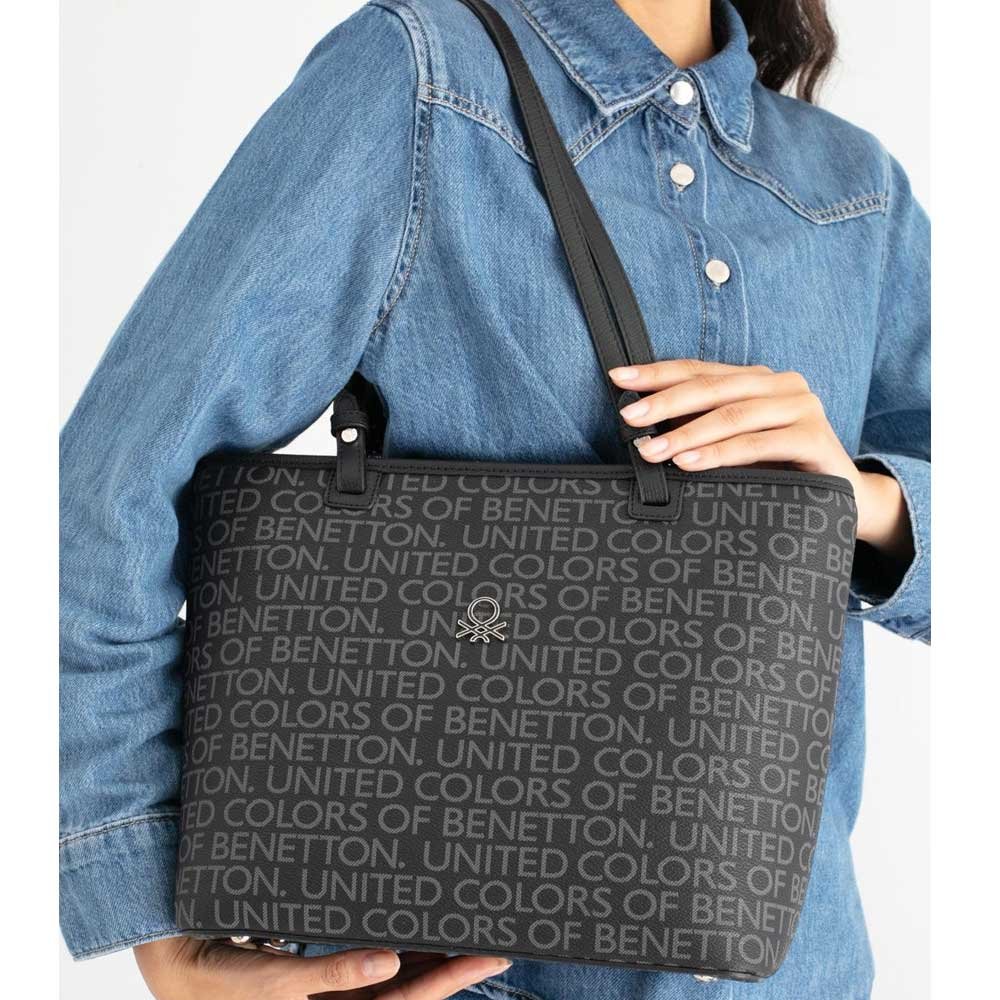 bnt1646-black_02-benetton-torba Benetton torba 38*28*12 - bnt1646-black - Slika 2